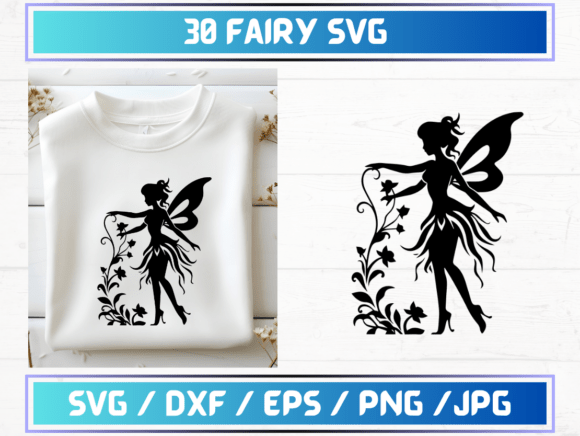 30 Fairy SVG Files: A Graphic Template for Modern Web Design