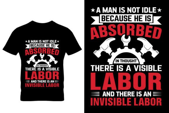 A Man Is Not Idle Absorbed Graphics & T-Shirt Designs