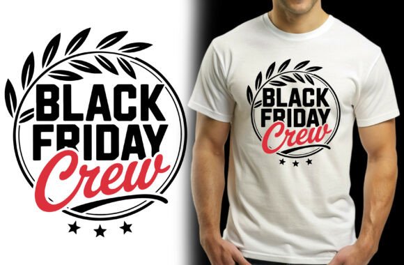 Black Friday Crew T Shirt Design