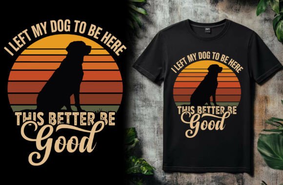 Dog T Shirt Design - VECTOR: Graphics for T-Shirt Designs