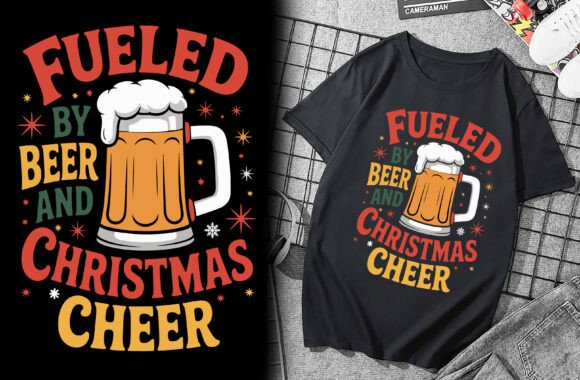 Fueled by Beer and Cheer Premium T-Shirt