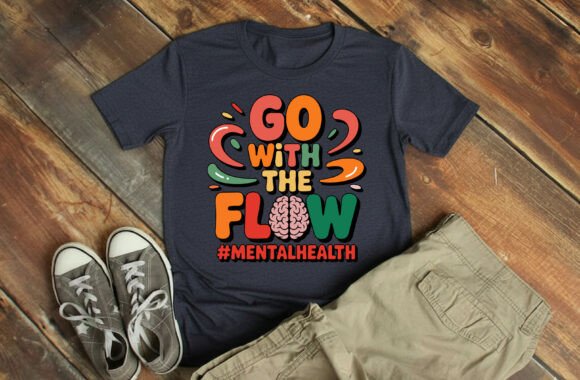 Go With Flow Retro Summer Graphics