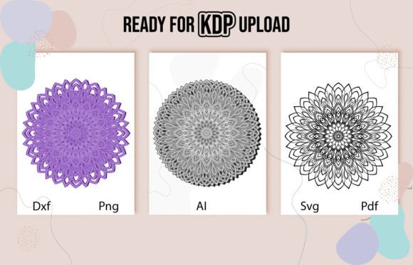 Hand Drawn Mandala Multi Layered Artwork for Graphic Templates