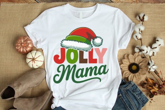 Jolly Mama Merry Christmas Graphics