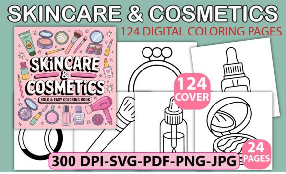 Skincare Cosmetics Bold and Easy Color Graphics